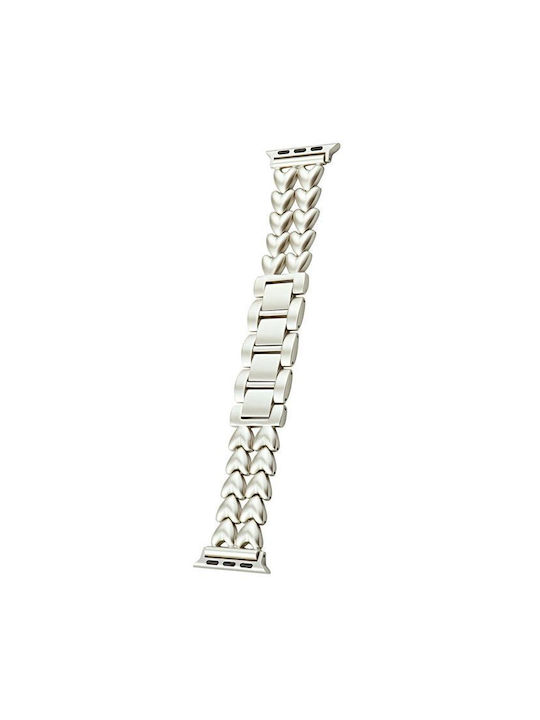 Wearable Strap Love Chain Bracelet Titanium Apple Watch 38 40 41 42mm Series 10 11