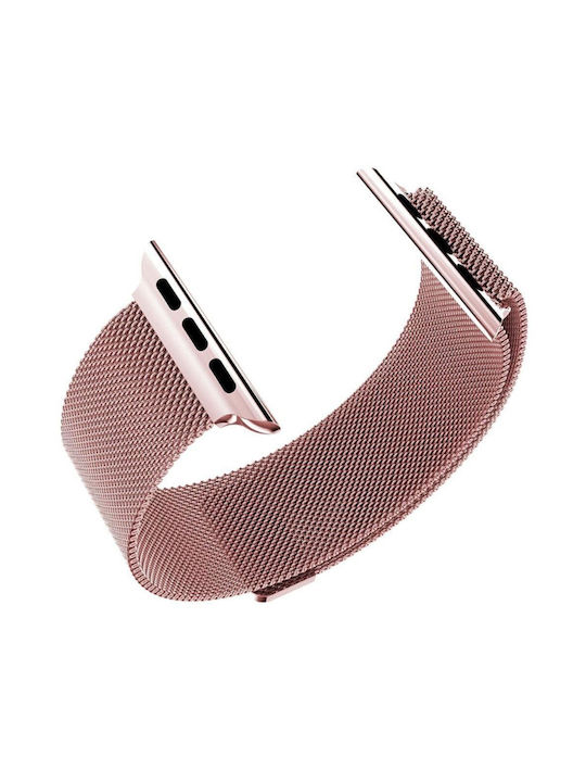 Wearable Strap Milanese Loop Pink Apple Watch 38 40 41 42mm Series 10 11