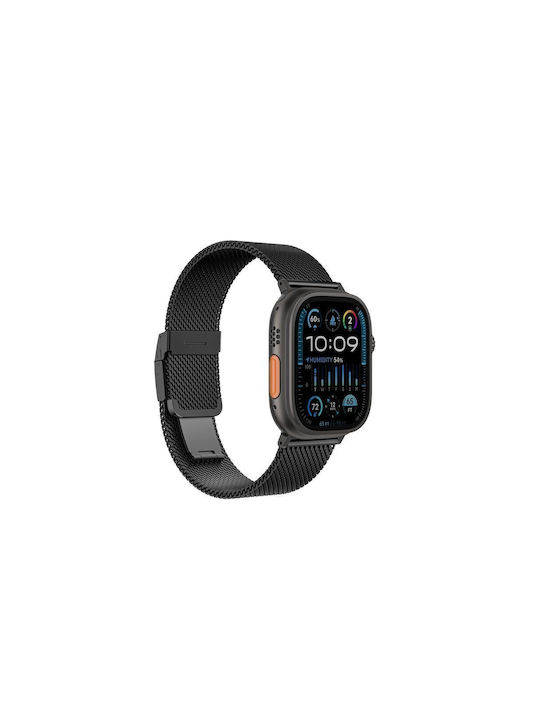 AmazingThing Каишка Черен (Apple Watch 44/45/46/49 мм, AmazingThing)