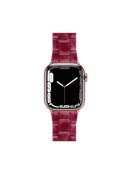 Tragbare Bänder Resin Armband Wein Apple Watch 38/40/41/42mm Series 10/11