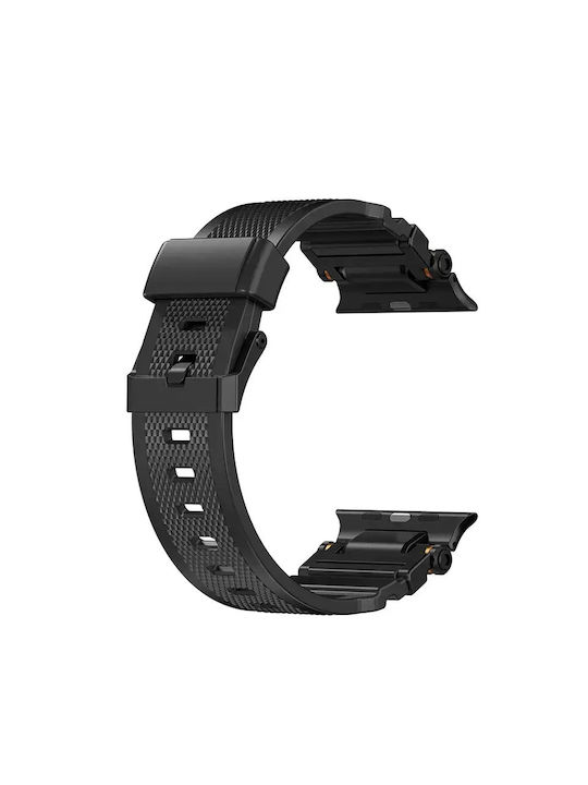 SwitchEasy Λουράκι Σιλικόνης Μαύρο (Apple Watch 44/45/46/49mm, SwitchEasy)