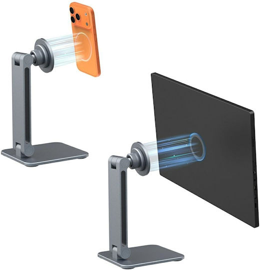 4smarts Suport magnetic pentru telefon și tabletă 4smarts Ergopro Stand de birou Gri