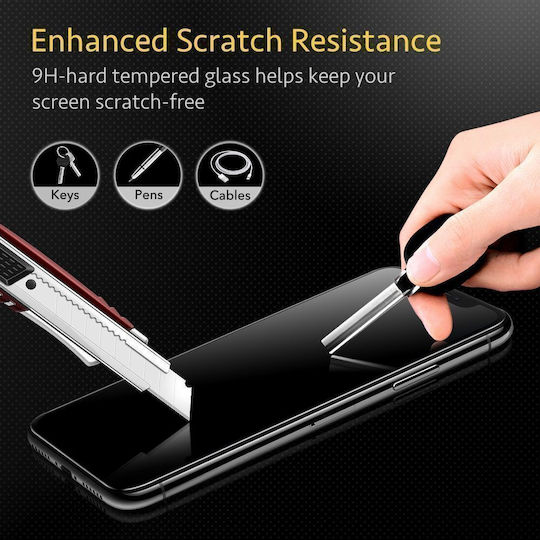 ESR Premium Quality 3D Vollflächig gehärtetes Glas 2Stück (iPhone X / Xs)
