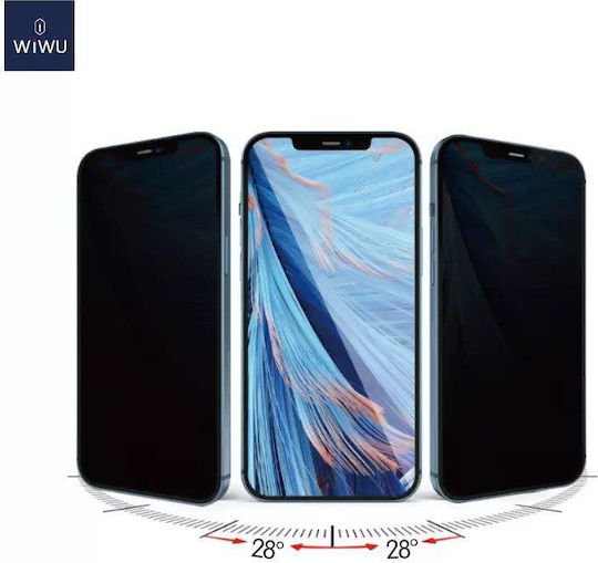 Wiwu Iprivacy Поверителност Закалено стъкло за цялото лице (iPhone 15 Pro)
