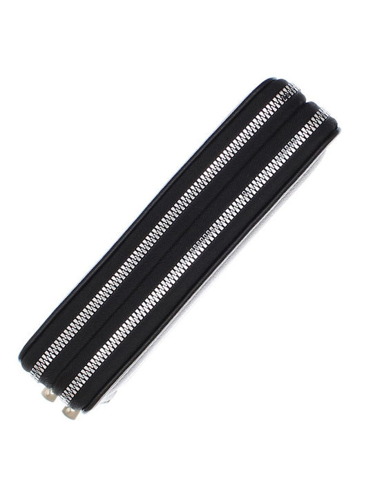 Portofel mare de carduri pentru femei negru