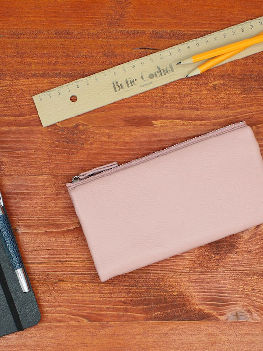 Large Women's Pink Card Wallet