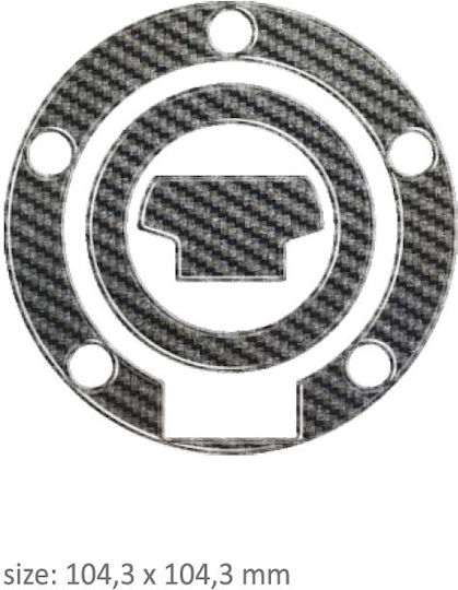 One Design Kraftstofftank-Aufkleber Ptgsy2p Kohlefaser für Yamaha 2000 Gray