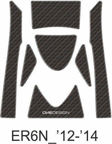 Sticker Tank Yoke Protector Ppsk3p Kawasaki Er6n 12-14 Print
