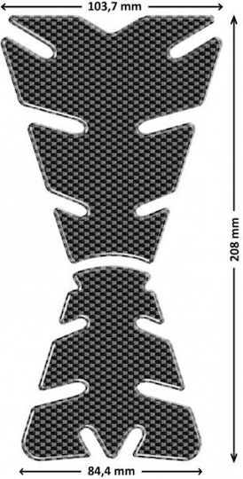 Puig Adhesive Tank Protection Gray