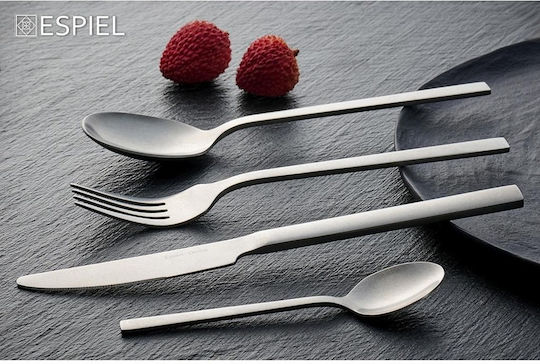 Espiel Divine Löffel Für Dessert / Eiscreme Rostfreier Stahl Silber 14cm Espiel Divine Löffel Für Dessert / Eiscreme Rostfreier Stahl Silber 14cm