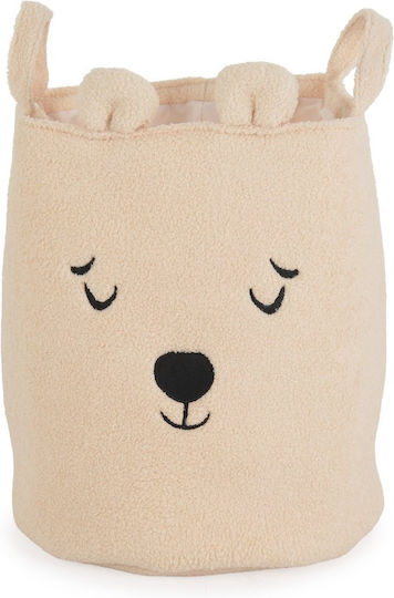 Moni Children's Fabric Storage Basket Nori Beige 35x45cm