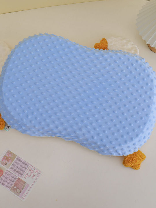 Kids Decorative Goose Blue Pillow