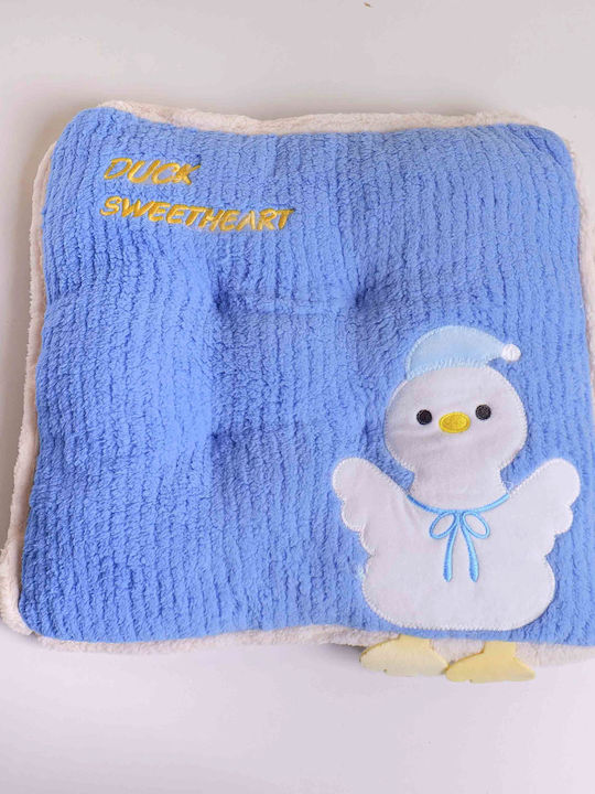 Kids Decorative Pillow Duck Blue