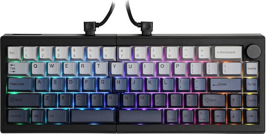 Epomaker Split 65 Безжично Гейминг Механично Клавиатура 65% с RGB Осветление International English