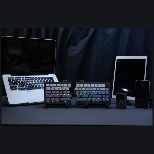 Epomaker Split 65 Безжично Гейминг Механично Клавиатура 65% с RGB Осветление International English