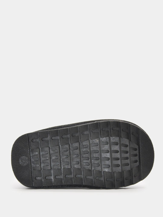 Kids Boots with Zipper Black