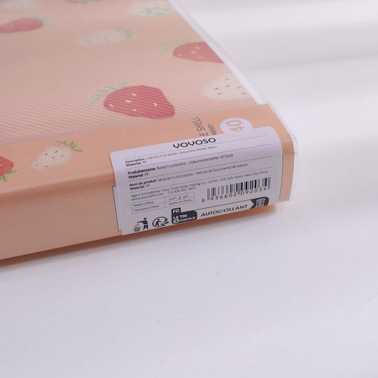 Bunte Obst Serie Klemmbretter und Formularhalter – 40 Stück