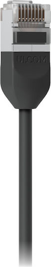 Ubiquiti F/UTP Cat.6a (Gigabit) Καλώδιο Δικτύου Ethernet Μαύρο