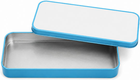 Digital Place Metallic Blue Pencil Case