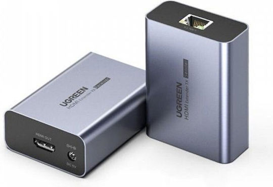 Ugreen Video Adapter Cm455 20519eu Hdmi Rj45 1080p Grey