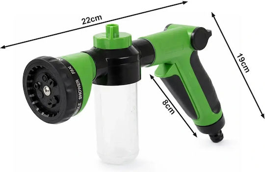 Water Gun 9 Functions Soap Container Effective Cleaning