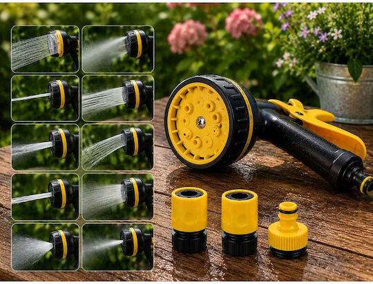 Wasserpistole Gartenschlauchdüsen 10 Einstellmöglichkeiten Verbindung