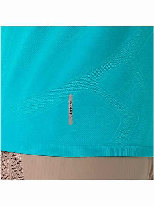Road Seamless Ss Women's T-shirt Blu