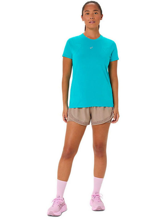 Road Seamless Ss Women's T-shirt Blu