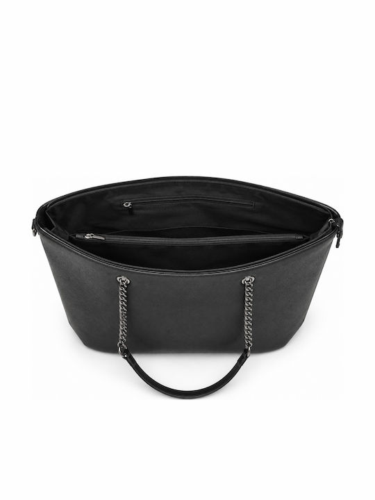 Set Damen Handtasche Tote Handtasche Schwarz