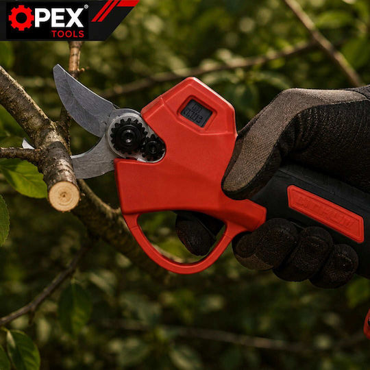 Gartenschere Brushless 21V mit 2 Batterien & Maximaler Schnittdurchmesser 25mm in Tragetasche