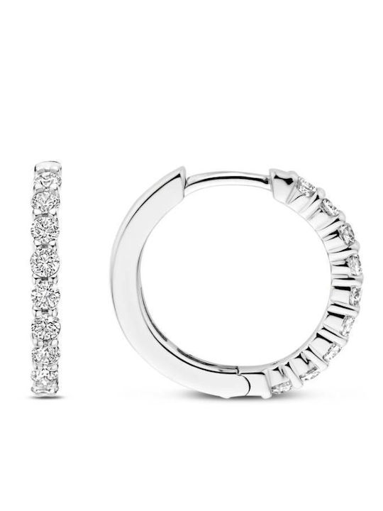Ti Sento Silver Hoop Earrings 7958ZI