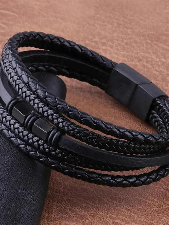 Legend Accessories Ανδρικό Βραχιόλι από Δέρμα