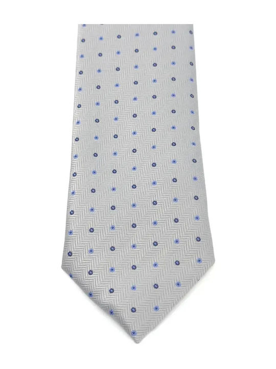 Legend Accessories Legend Accessories Herren Krawatten Set mit Mustern in Silber Farbe