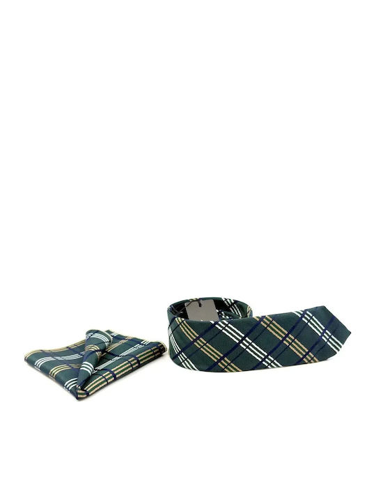 Legend Accessories Set Cravate Bărbați Tipărit Verde Culoare Full Face
