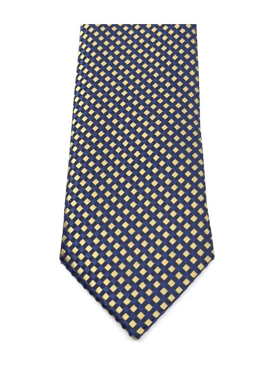 Legend Accessories Set of Men's Printed Ties in Navy Blue Colour