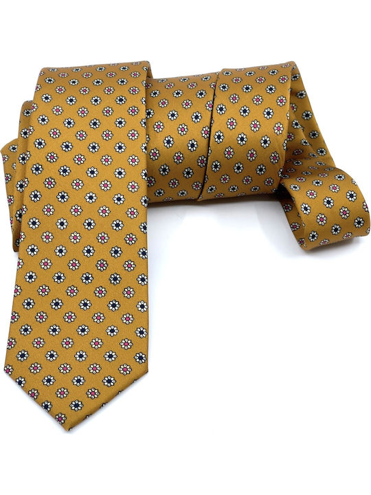 Legend Accessories Cravată Bărbați Tipărită În Culoare Auriu