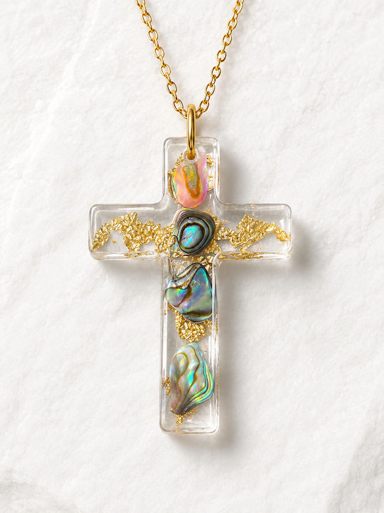 Elle Stahlkreuz mit Kette