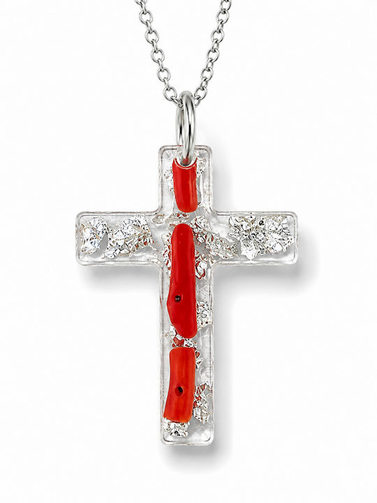 Elle Stahlkreuz mit Kette