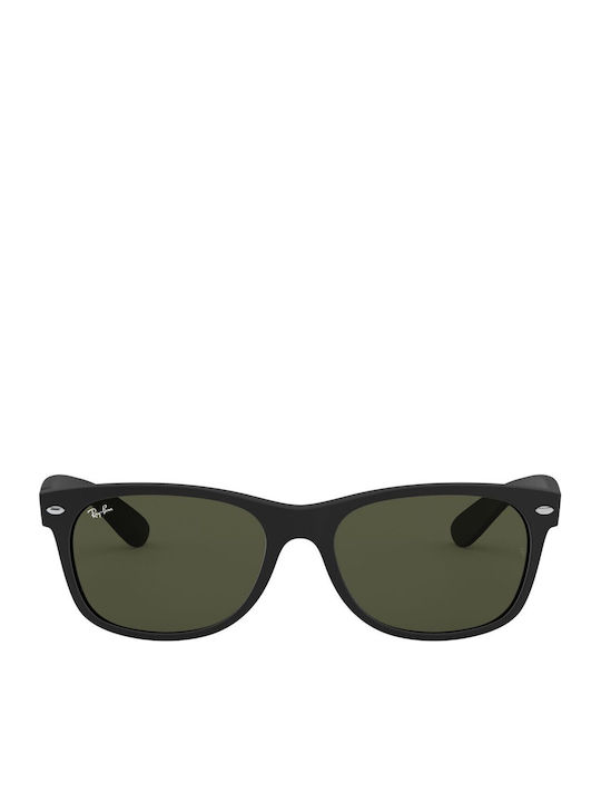 Ray Ban New Wayfarer Classic Унисекс Слънчеви Очила с Пластмасова Рамка Matte Rubber Черен/G-15 Зелен