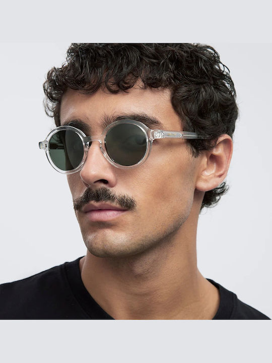 Meller Ombo Ochelari De Soare Unisex Cu Ramă Din Plastic Transparentă Și Lentile Verzi OM-MINOROLI