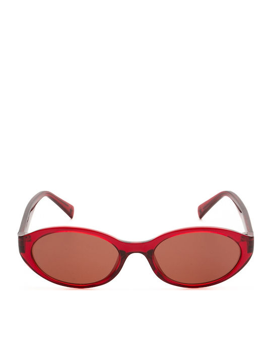 Guess Ochelari De Soare Pentru Femei Cu Ramă Burgundie Din Plastic GJ00009 66S