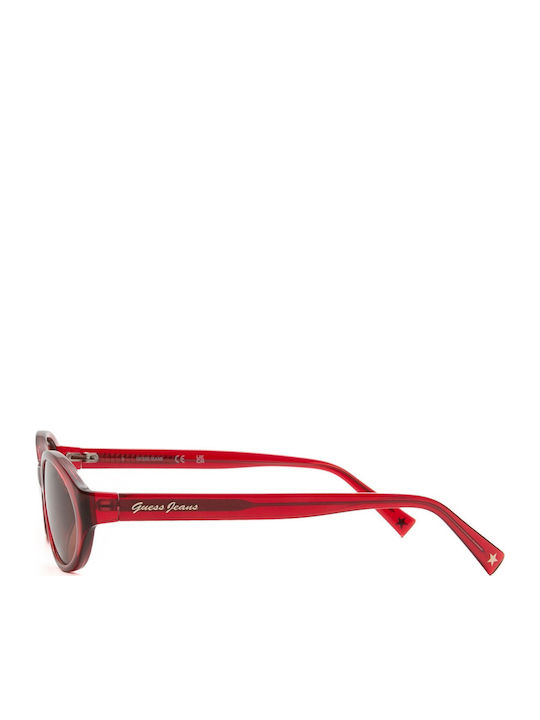 Guess Ochelari De Soare Pentru Femei Cu Ramă Burgundie Din Plastic GJ00009 66S