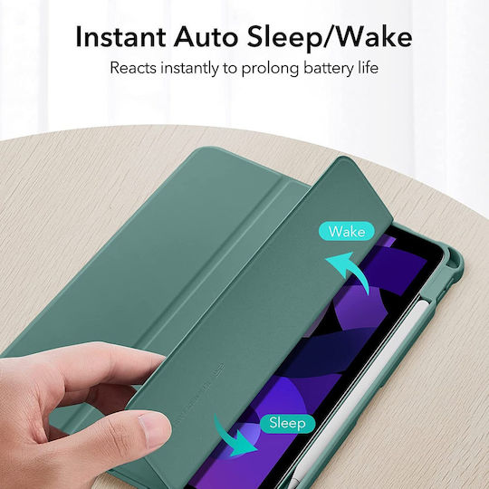 ESR Rebound Hybrid Pro Flip Cover Ανθεκτική Πράσινη (Ipad Air 4/5)