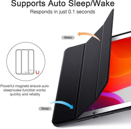 ESR Rebound Flip Cover Μαύρη (Ipad 10.2 2019/2020)