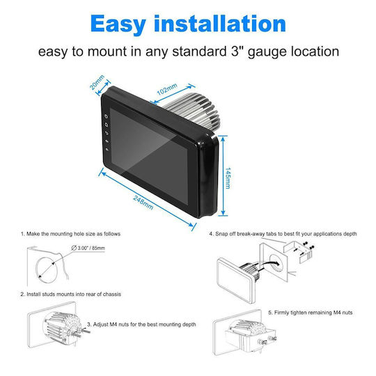 Digital Iq Mr 800_cpaa 8inc Multimedia Screen Carplay Android Auto