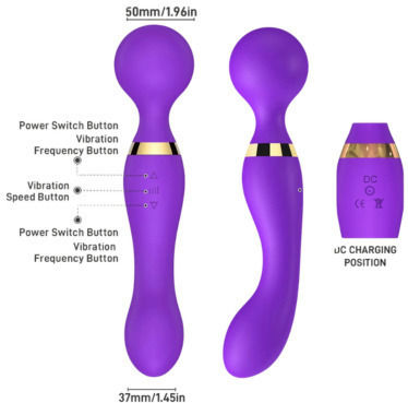 Niar Pleasures Vibrator Masaj Violet
