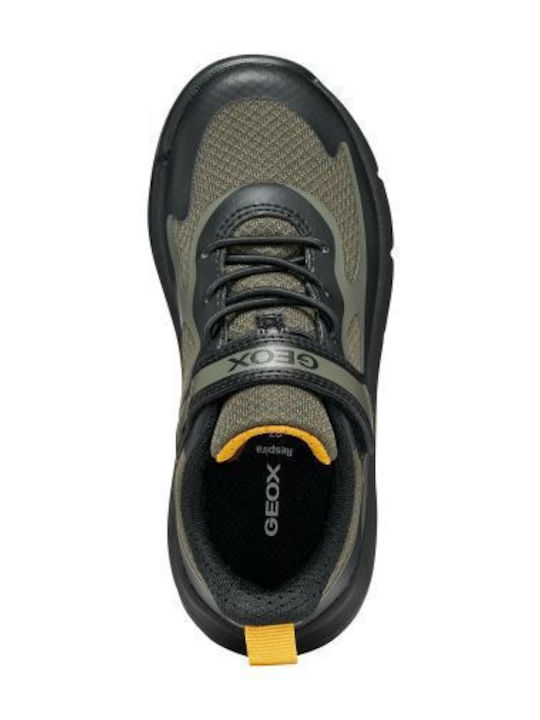 Kids Sneakers Anatomic With Hoop & Loop Closure Green