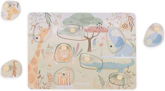 Wooden Kids Puzzle Friends Little Dutch