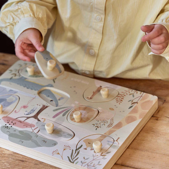 Wooden Kids Puzzle Friends Little Dutch
