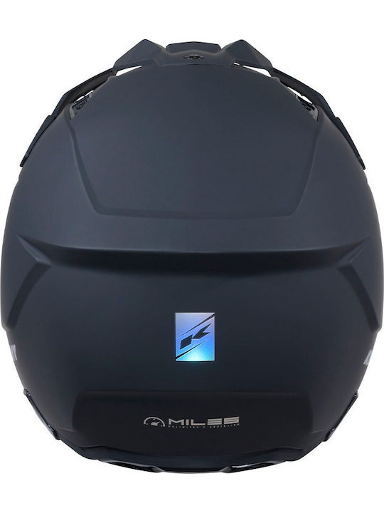 Kenny Miles Matt Black Motorcycle Helmet Jet ECE 22.06 1100gr with Sun Visor